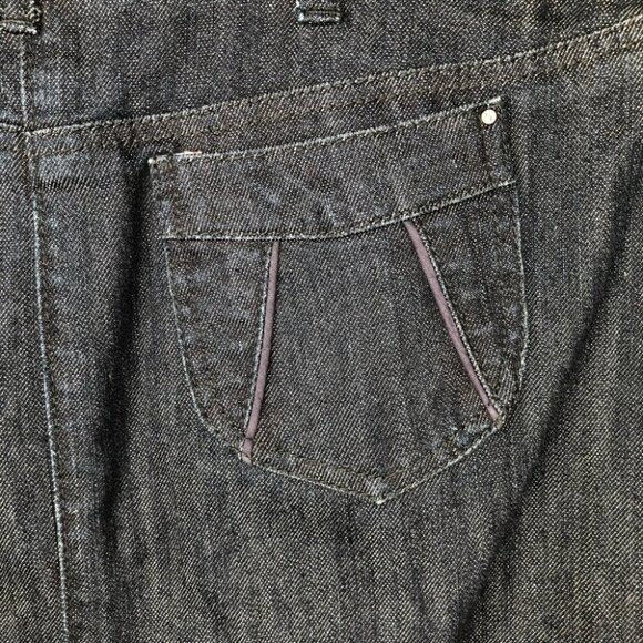 ANTHRO Pilcro & the Letterpress Denim  Pencil Skirt Size 27 - Picture 3 of 6